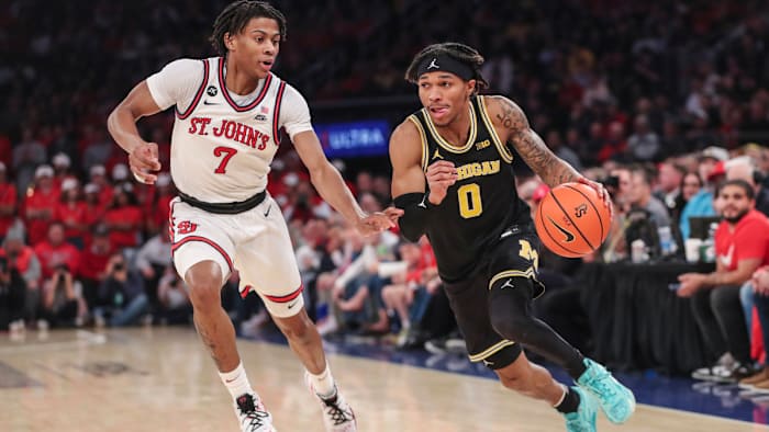 Michigan Wolverines guard Dug McDaniel.